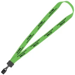 Lanyard - 7/8" - 34" - Large Metal Bulldog Clip