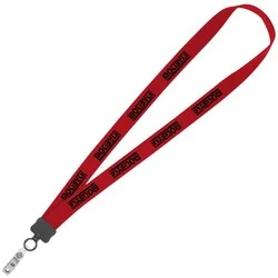 Lanyard - 7/8" - 34" - Snap with Metal Bulldog Clip
