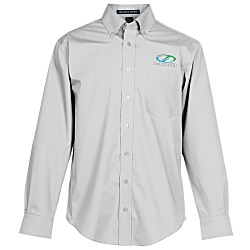 Crown Collection Solid Broadcloth Shirt - Men's