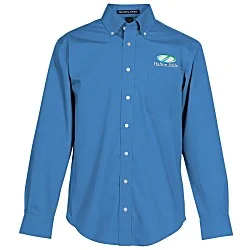 Crown Collection Solid Broadcloth Shirt - Men's