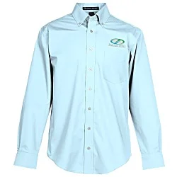 Crown Collection Solid Broadcloth Shirt - Men's