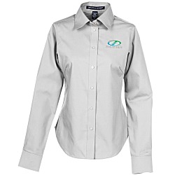 Crown Collection Solid Broadcloth Shirt - Ladies'