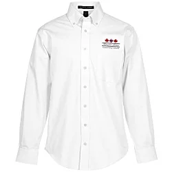 Crown Collection Solid Oxford Shirt - Men's
