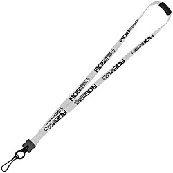 Lanyard with Neck Clasp - 5/8" - 32" - Metal Swivel Snap Hook - 24 hr