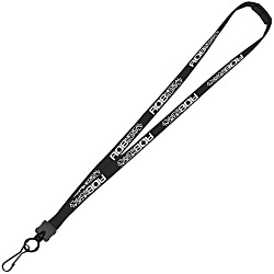 Lanyard with Neck Clasp - 5/8" - 32" - Metal Swivel Snap Hook - 24 hr