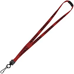 Lanyard with Neck Clasp - 5/8" - 32" - Metal Swivel Snap Hook - 24 hr