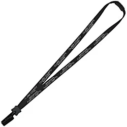Lanyard with Neck Clasp - 5/8" - 32" - Plastic Bulldog Clip - 24 hr
