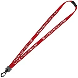 Lanyard with Neck Clasp - 5/8" - 32" - Plastic Swivel Snap Hook - 24 hr