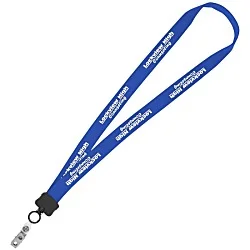 Lanyard - 7/8" - 32" - Snap with Metal Bulldog Clip - 24 hr
