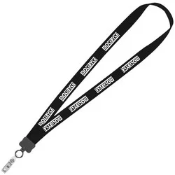 Lanyard - 7/8" - 34" - Snap with Metal Bulldog Clip - 24 hr