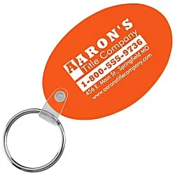 Oval Soft Keychain - Translucent