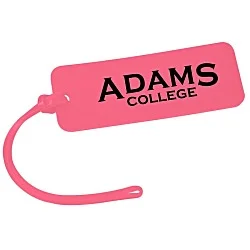 Rectangle Luggage Tag - 1-1/2" x 4" - Translucent