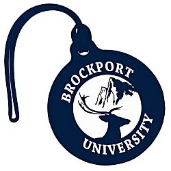 Round Luggage Tag with Tab - Opaque