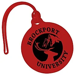 Round Luggage Tag with Tab - Opaque