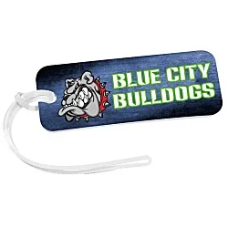 Rectangle Luggage Tag - 1-1/2" x 4" - Opaque - Full Color