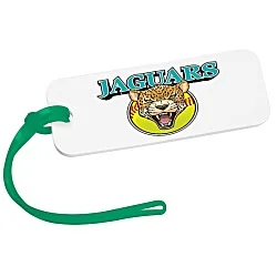 Rectangle Luggage Tag - 1-1/2" x 4" - Translucent - Full Color