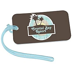 Rectangle Luggage Tag - 2" x 3-1/2" - Translucent - Full Color