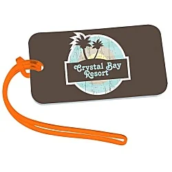 Rectangle Luggage Tag - 2" x 3-1/2" - Translucent - Full Color