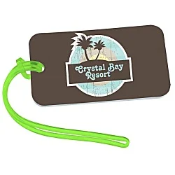Rectangle Luggage Tag - 2" x 3-1/2" - Translucent - Full Color