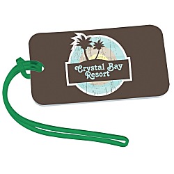 Rectangle Luggage Tag - 2" x 3-1/2" - Translucent - Full Color