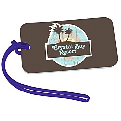 Rectangle Luggage Tag - 2" x 3-1/2" - Translucent - Full Color