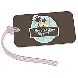 Rectangle Luggage Tag - 2" x 3-1/2" - Translucent - Full Color