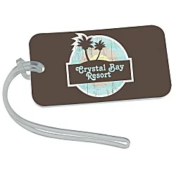 Rectangle Luggage Tag - 2" x 3-1/2" - Translucent - Full Color