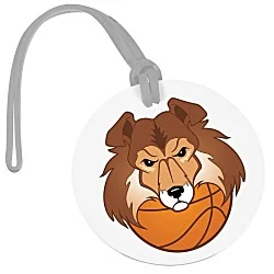 Round Luggage Tag - Opaque - Full Color