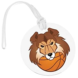 Round Luggage Tag - Opaque - Full Color