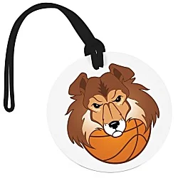 Round Luggage Tag - Opaque - Full Color