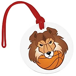 Round Luggage Tag - Opaque - Full Color