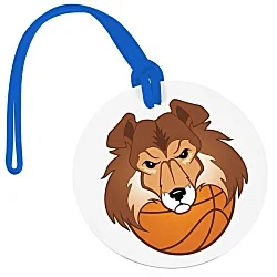 Round Luggage Tag - Opaque - Full Color