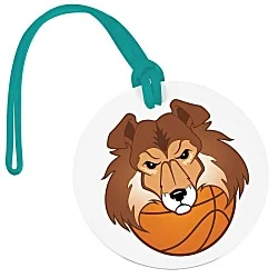 Round Luggage Tag - Opaque - Full Color