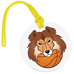 Round Luggage Tag - Opaque - Full Color