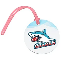 Round Luggage Tag - Translucent - Full Color