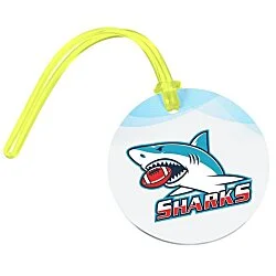 Round Luggage Tag - Translucent - Full Color