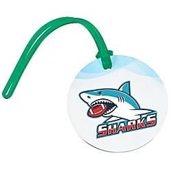 Round Luggage Tag - Translucent - Full Color
