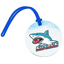 Round Luggage Tag - Translucent - Full Color