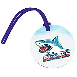 Round Luggage Tag - Translucent - Full Color