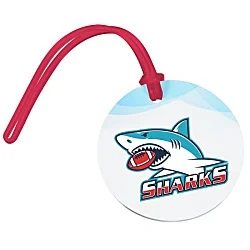 Round Luggage Tag - Translucent - Full Color