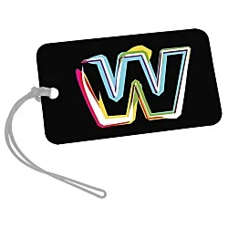 Rectangle POLYspectrum Bag Tag - 3" x 5" - Opaque