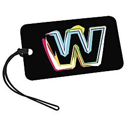 Rectangle POLYspectrum Bag Tag - 3" x 5" - Opaque
