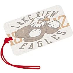 Rectangle POLYspectrum Bag Tag - 3" x 5" - Translucent