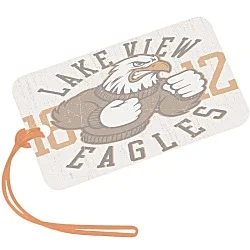 Rectangle POLYspectrum Bag Tag - 3" x 5" - Translucent