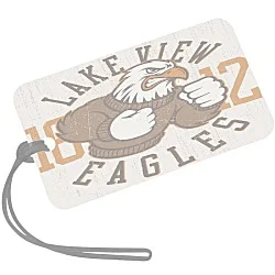 Rectangle POLYspectrum Bag Tag - 3" x 5" - Translucent