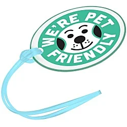 Oval POLYspectrum Bag Tag - Translucent
