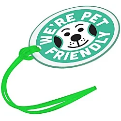 Oval POLYspectrum Bag Tag - Translucent
