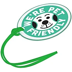 Oval POLYspectrum Bag Tag - Translucent