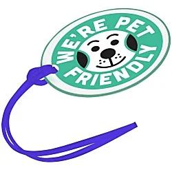 Oval POLYspectrum Bag Tag - Translucent