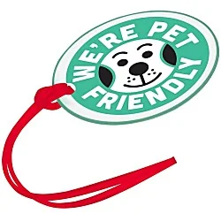 Oval POLYspectrum Bag Tag - Translucent